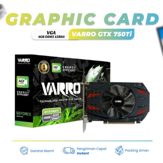 Vga Card GtX750Ti 4gb Ddr5 Graphic Card Nvidia GtX 750 Ti New Garansi