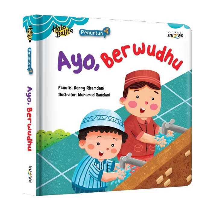 Halo Balita Penuntun : Ayo, Berwudhu (Boardbook)