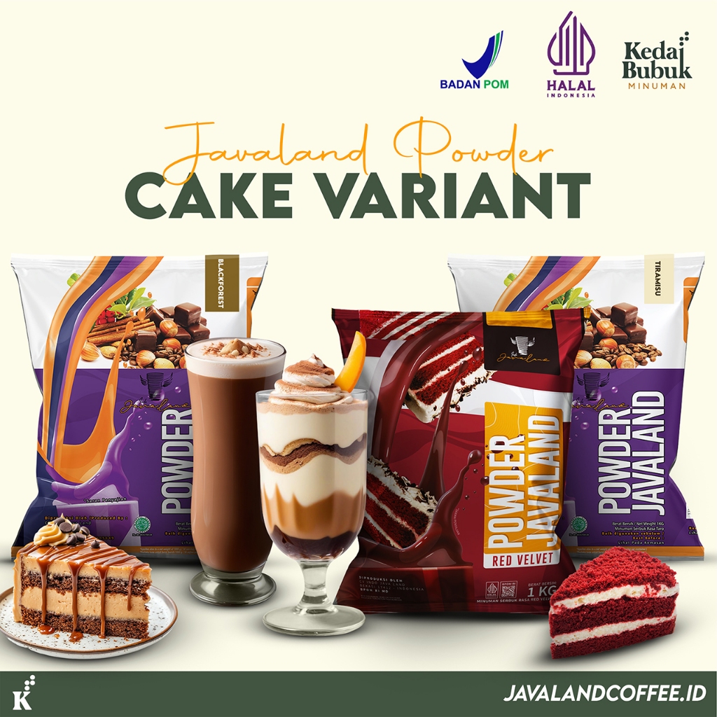 

Javaland Bubuk Minuman Varian Kue / Cake 1Kg - Regular Plain
