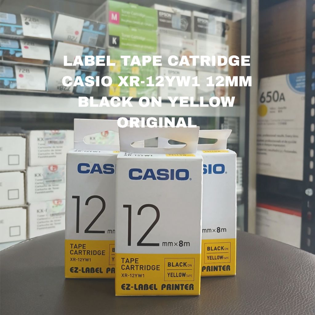 

Label Tape Catridge Casio 12MM Original
