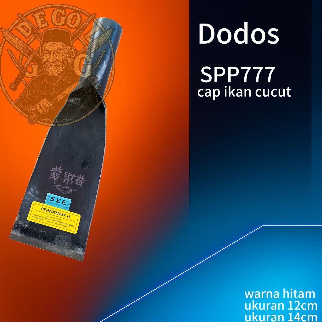 DODOS SAWIT SPP 777 CAP IKAN CUCUT ORIGINAL