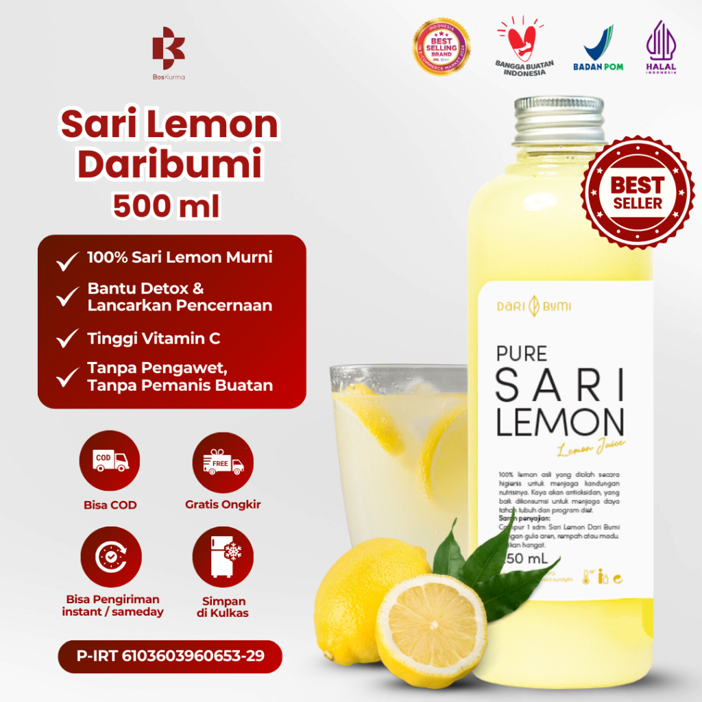 

Sari Lemon 250 mL Dari Bumi | Lemonits