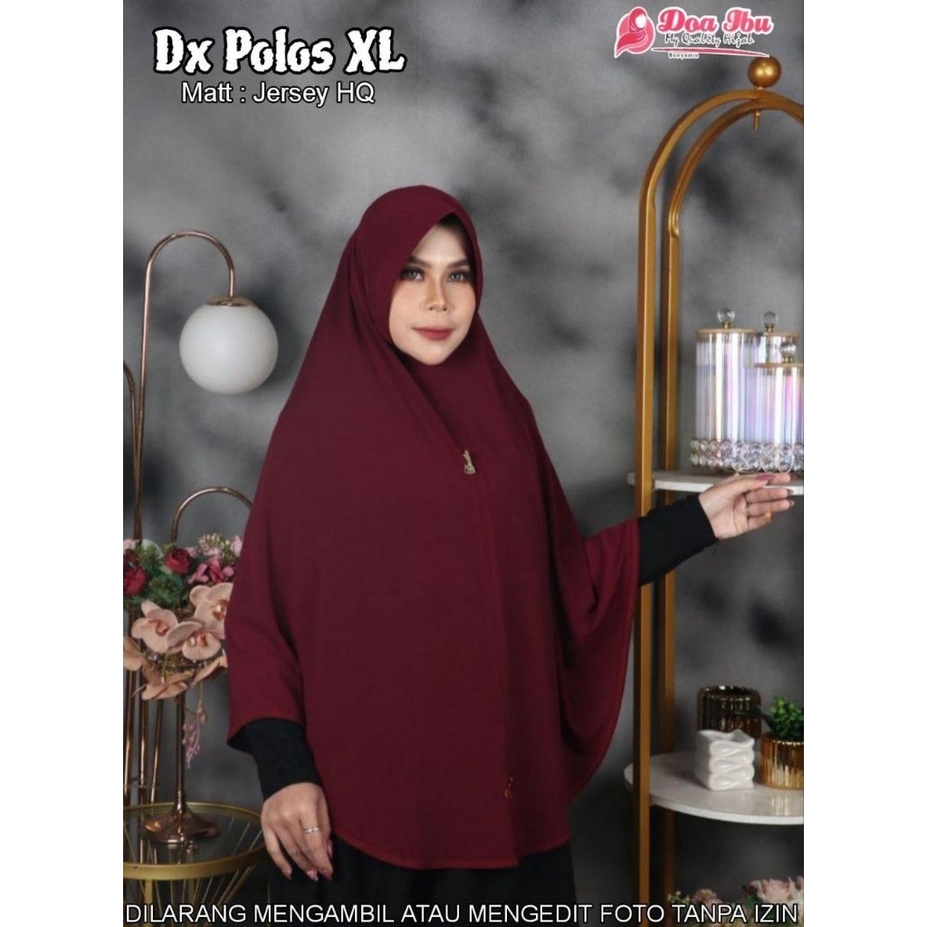 DOA IBU - JILBAB INSTAN DOI size XL Jersey HQ by DOA IBU HIJAB