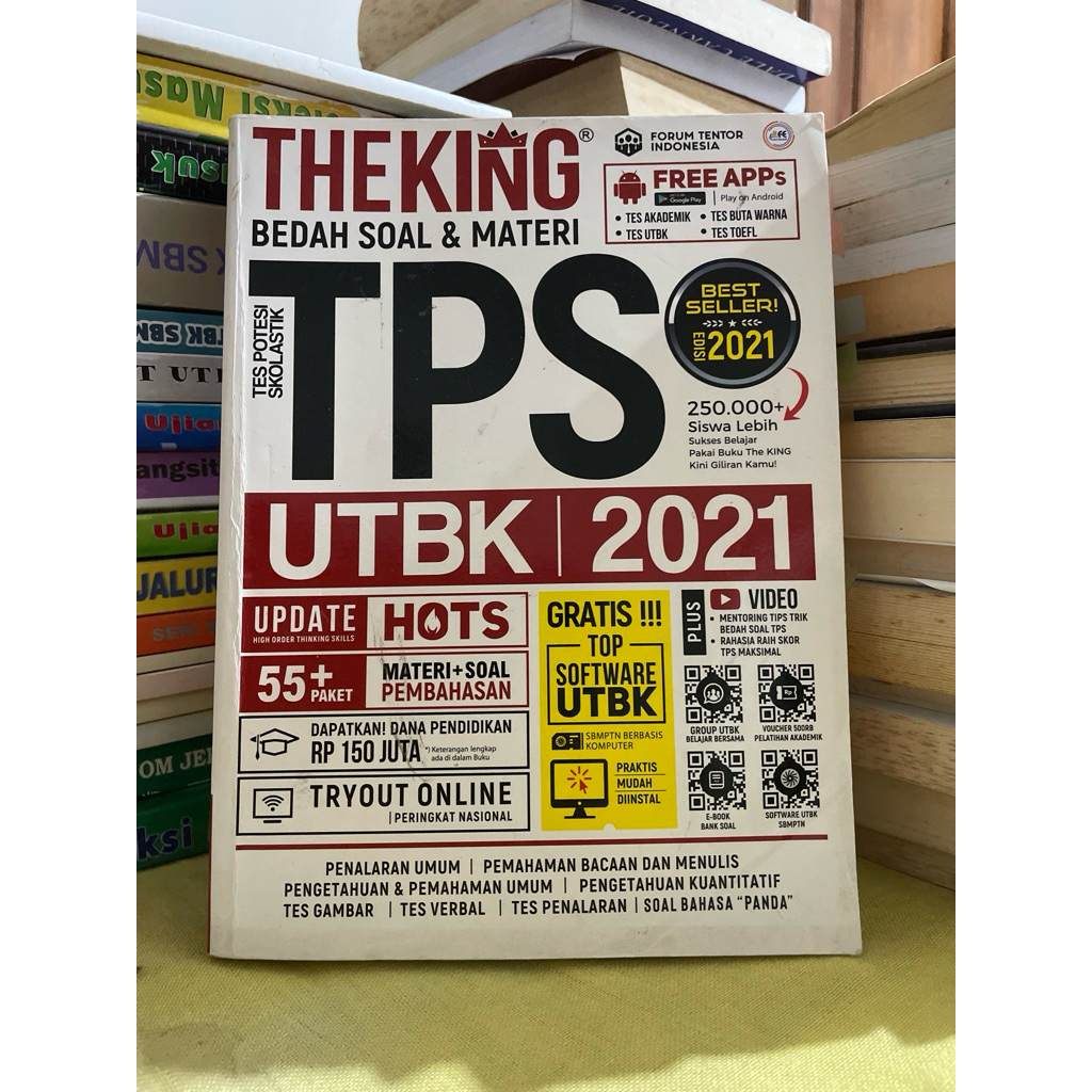 PRELOVED BUKU SNBT THE KING TPS BEDAH SOAL DAN MATERI - BEST SELLER 2021