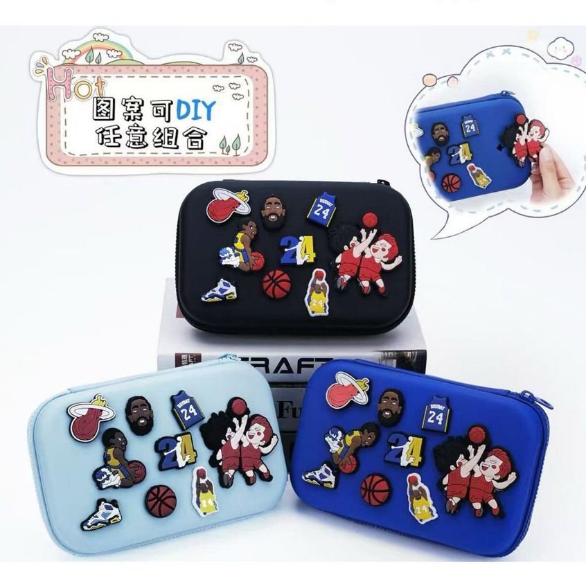 

Tempat Pensil Pop Up DIY Motif Basketball DD605 Soft Pencil Case Besar
