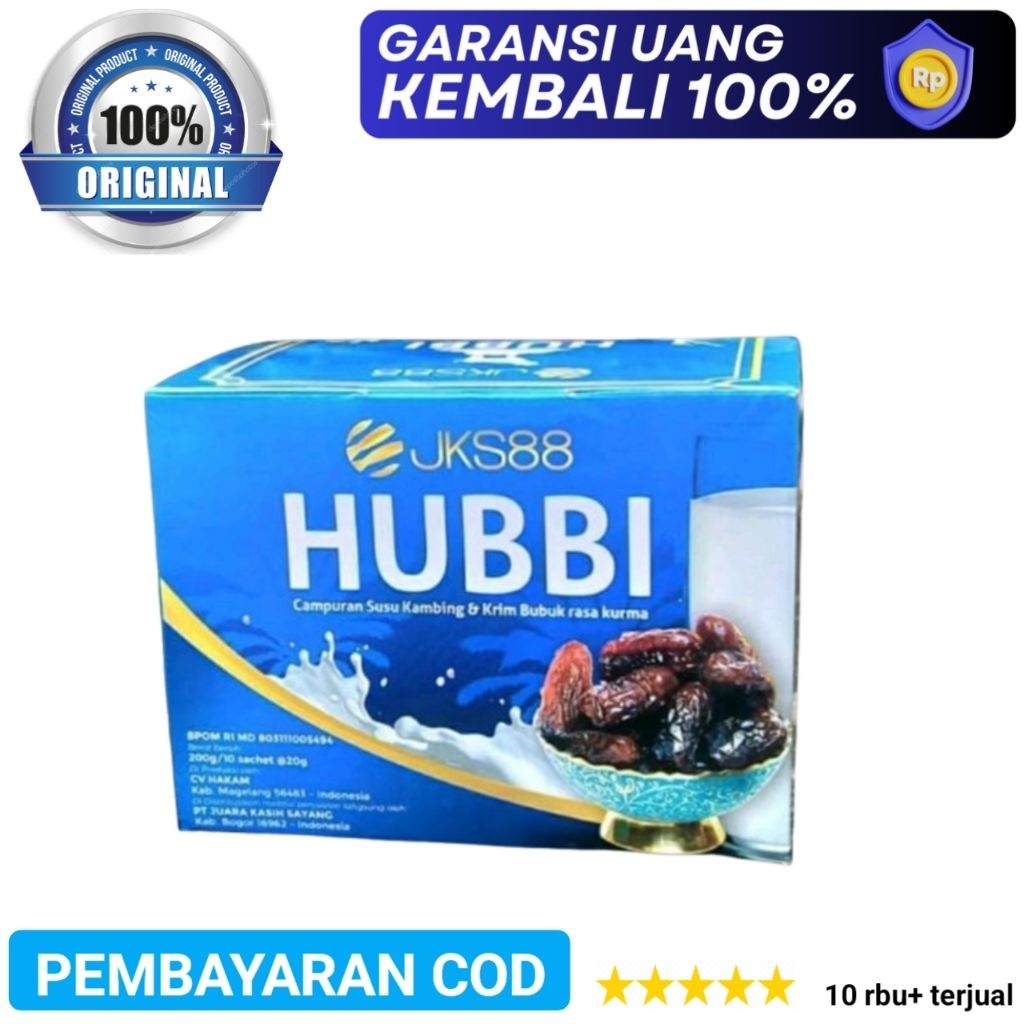 HUBBI JKS 88 ORIGINAL - HUBBI - HUBBI JKS88 - SUSU HUBBI - SUSU HUBBI ISI 10 SACHET