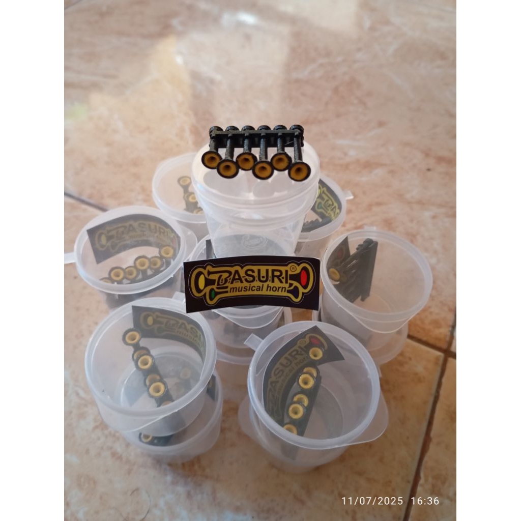 corong 6 miniatur corong basuri