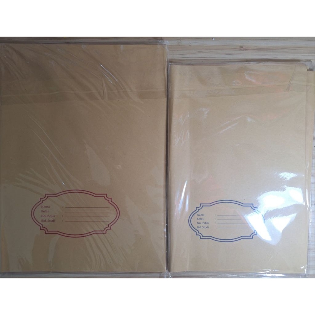 

Sampul Buku Coklat isi 20 Lembar buku pendek (Quarto)/panjang (Boxy)