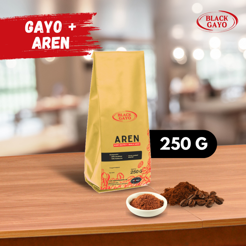 

Kopi Instant Tubruk Siap seduh Black Gayo Gula Aren 250 gr | by Rakyat Kopi