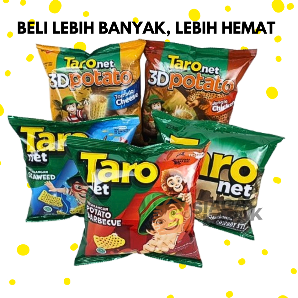 

Taro Net 3D MINI ECERAN 1 PCS All Varian Jungle Chicken BBQ Seaweed Cheese [BELI BANYAK LEBIH MURAH]