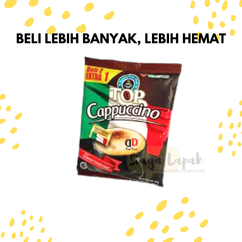

Top Cappucino ECERAN 1 SACHET Kopi Choco Malt Granule [BELI BANYAK LEBIH MURAH]