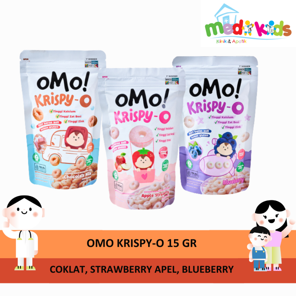 

OMO! KRISPY-O 15 GR - MAKANAN SEHAT ANAK CEMILAN KELUARGA