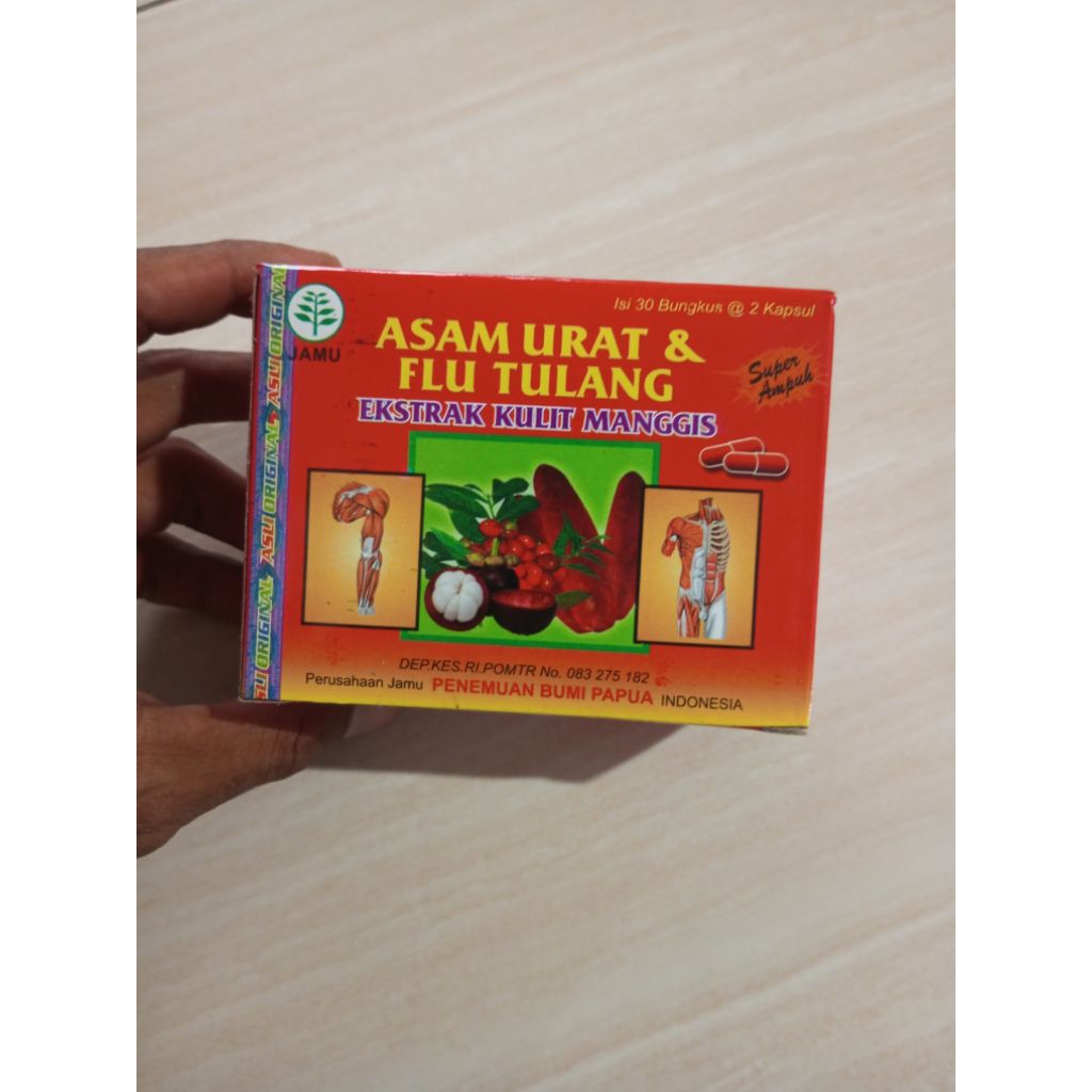 Kapsul asam urat & flu tulang