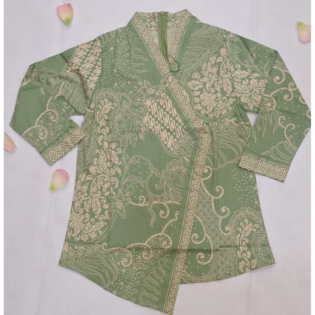 Batik blouse wanita lengan panjang