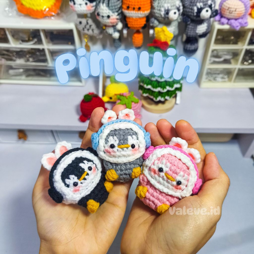 AMIGURUMI PINGUIN | GANTUNGAN PINGUIN