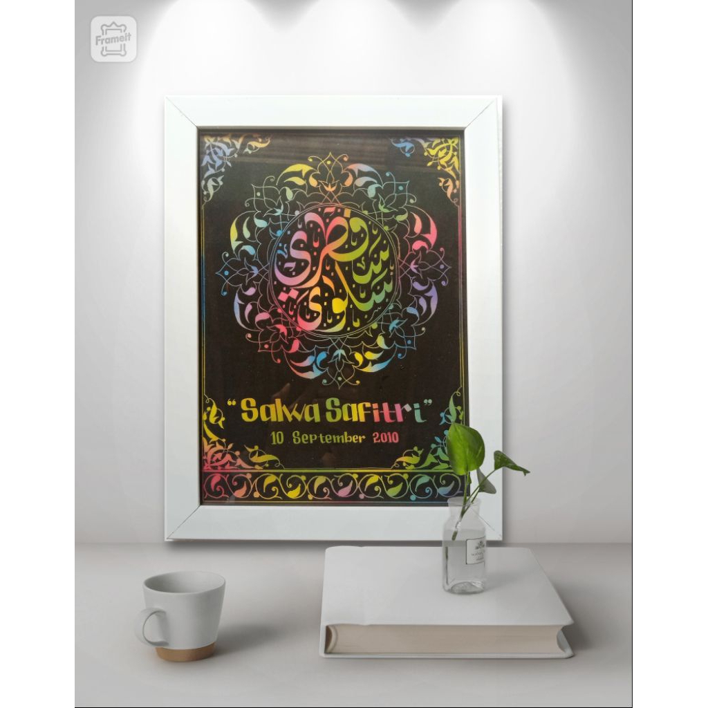 

KALIGRAFI NAMA ARAB KERTAS PELANGI