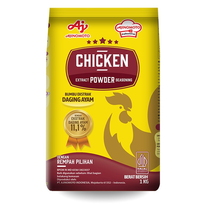 

Ajinomoto Chicken Powder Seasoning 1kg / Ajinomoto Chicken Powder 1kg