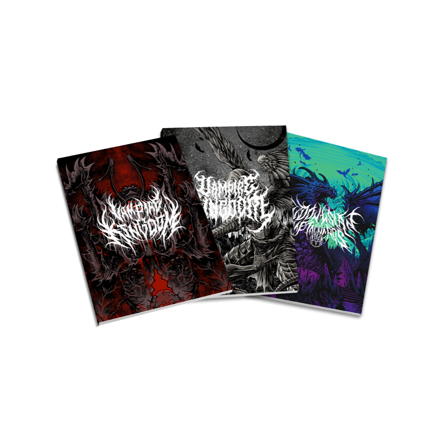 

Buku Tulis Vampire Kingdom Metal Hitam Isi 3 Pcs