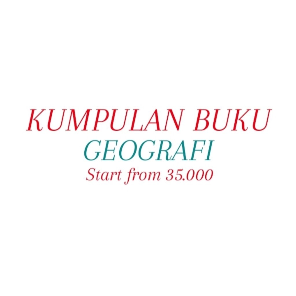 BUKU GEOGRAFI
