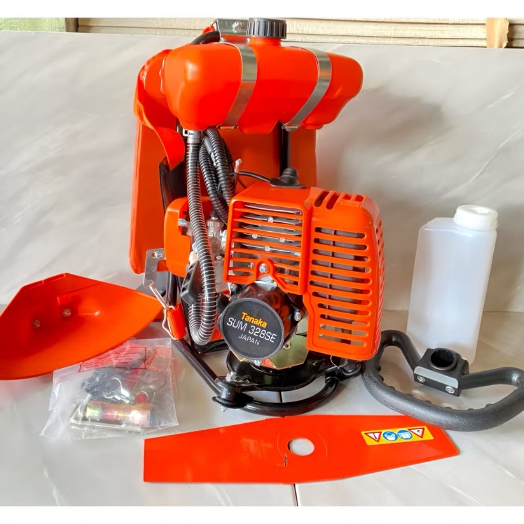 PROMO MESIN POTONG RUMPUT / BRUSH CUTTER TANAKA 328 (BIASA) ORIGINAL JAPAN