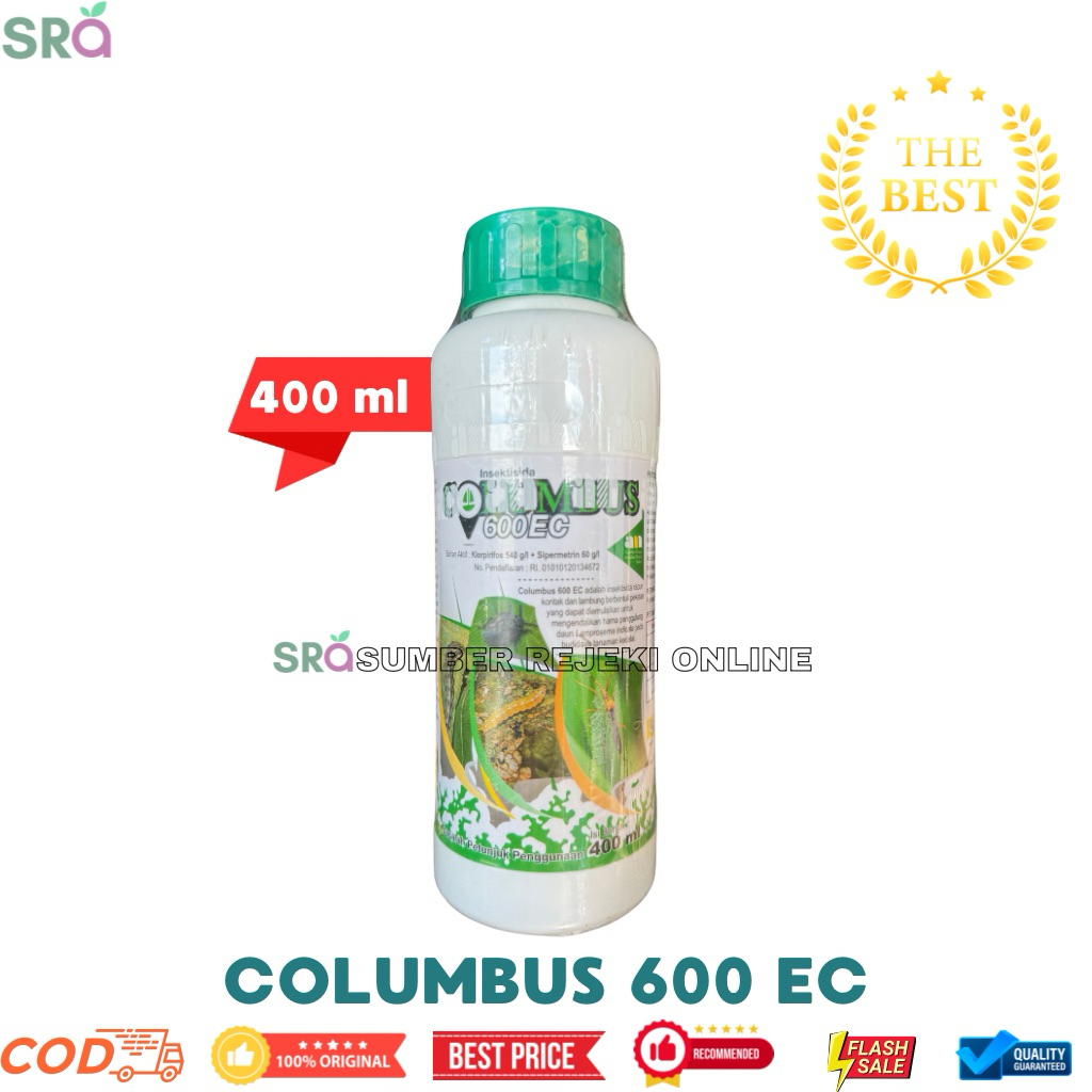COLUMBUS 600EC 400ML || Insektisida Pembasmi Serangga dan Ulat