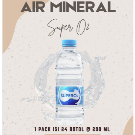 

Super O2 Air Oksigen Botol Minum 200 ML - 1 karton - Pharma Mart