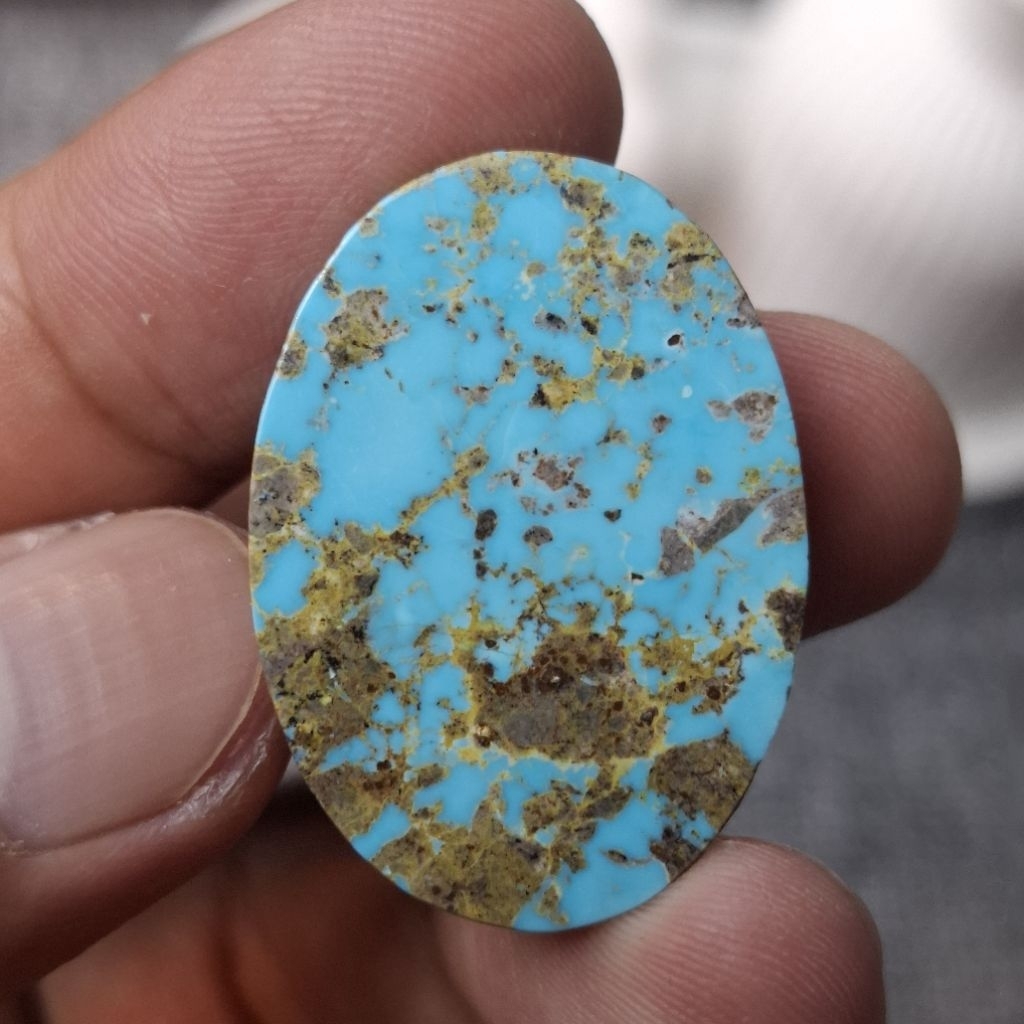 Loose stone Pirus Persia biru fancy