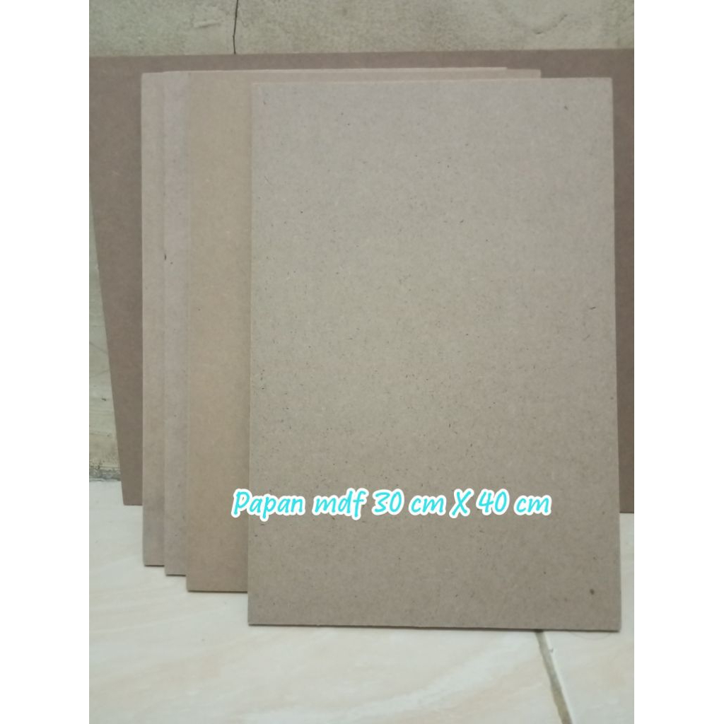 

Papan Mdf 30 cm X 40 cm tebal 6 mm