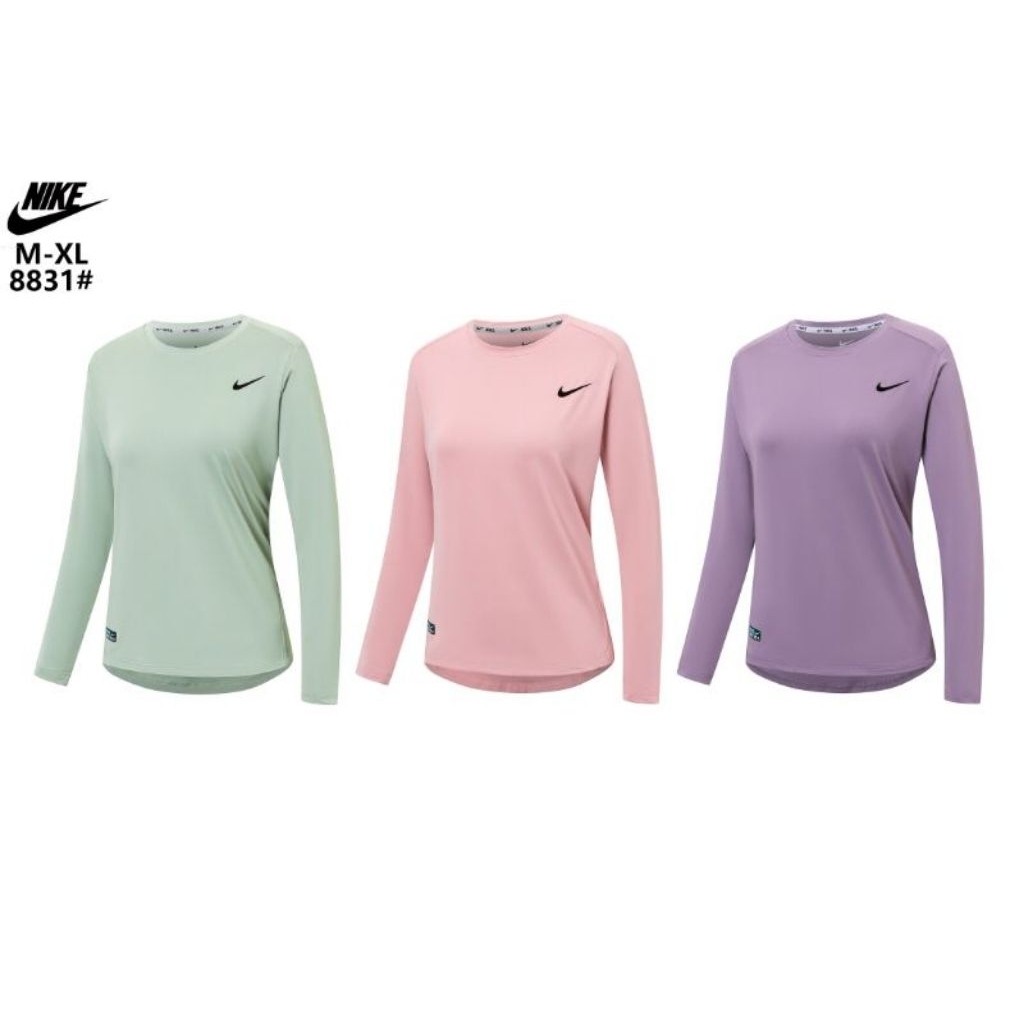 kaos Lengan panjang sport dewasa,kaos lengan panjang wanita