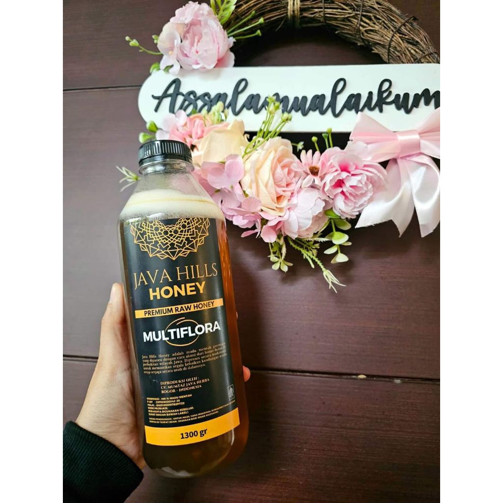 

Madu Mentah ASLI Premium javahills honey madu Multiflora asli 100% original tanpa campuran isi 1kg 1,3kg