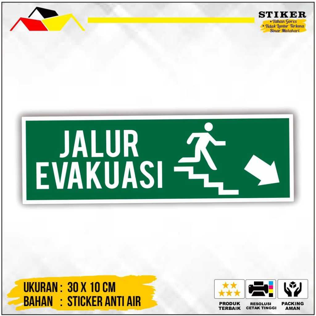 

SIGN TANDA ARAH PETUNJUK RAMBU JALUR EVAKUASI K3 TURUN TANGGA / PETUNJUK ARAH JALAN