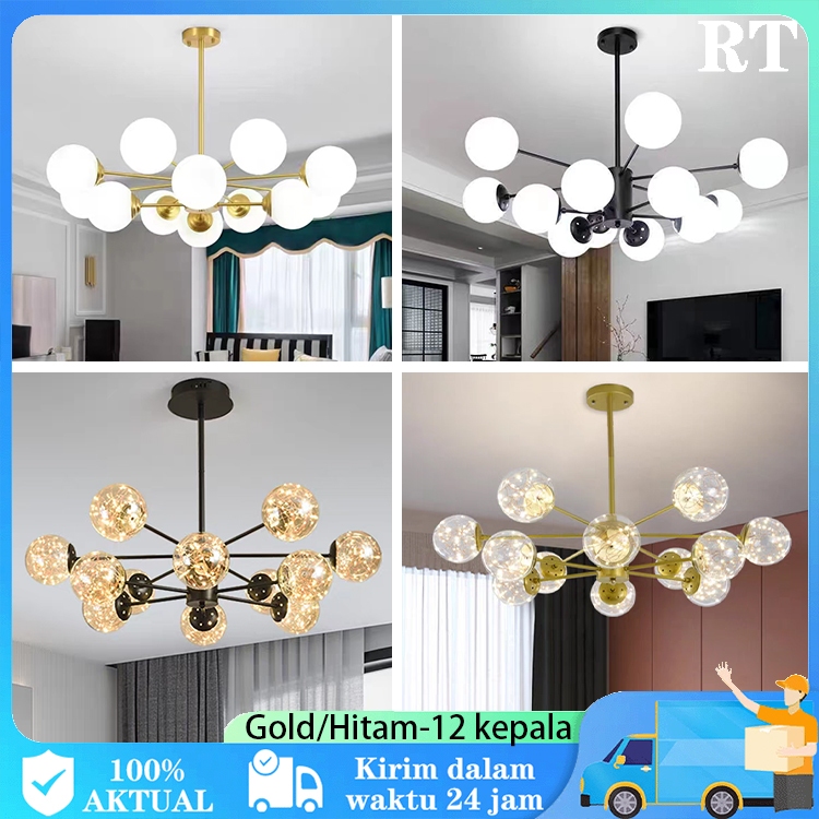 Nordic Lampu Hias Gantung Ruang Tamu Lampu Plafon Ruang Tamu Minimalis Lampu Ruang Tamu Gantung