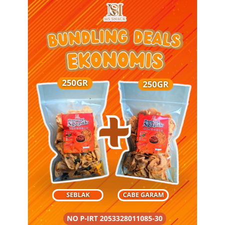

Paket Bundling Hemat 250gr Basreng Ngapak Ekonomis Seblak Pedas Nagih Gurih Renyah