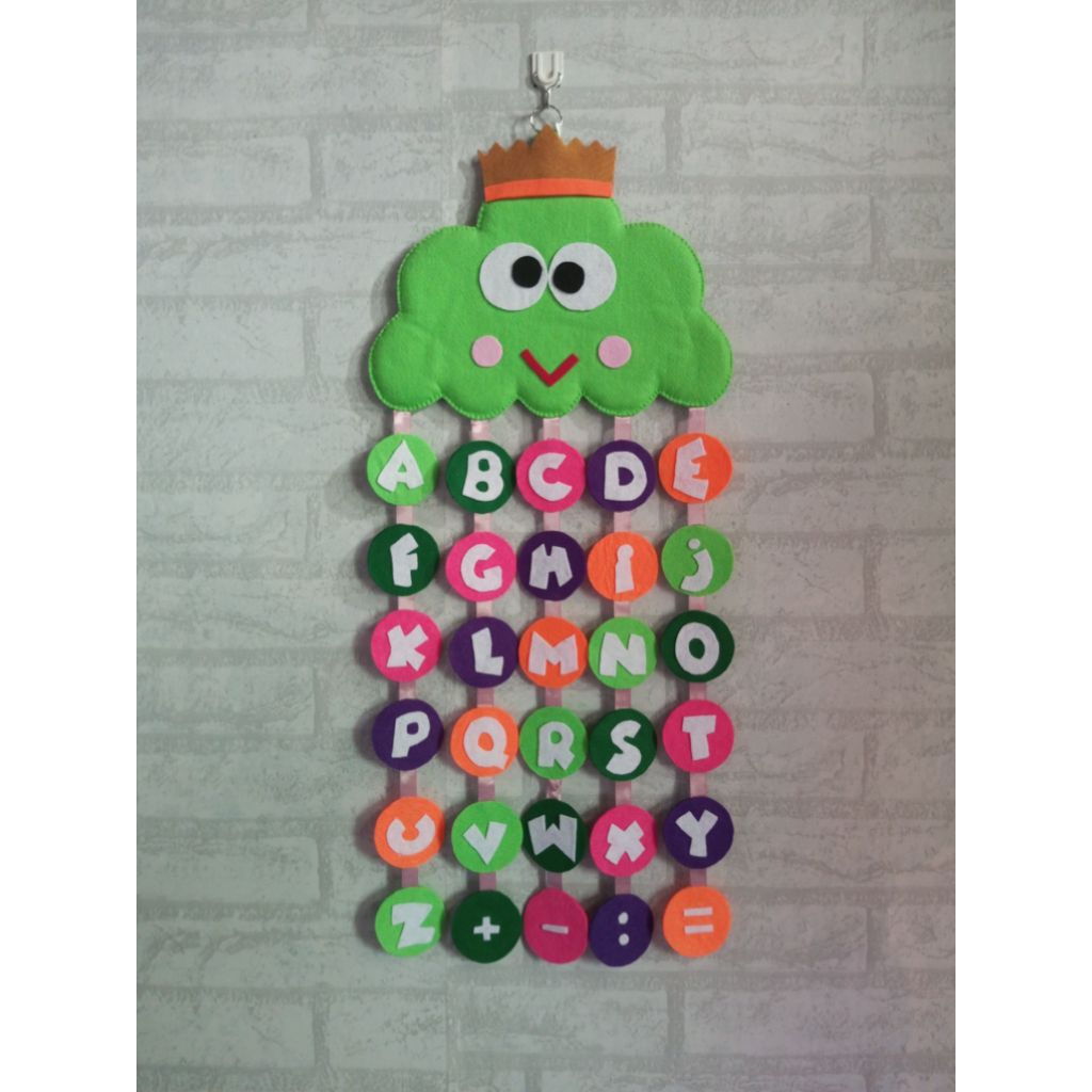 Hiasan Dinding Huruf Abjad Keropi