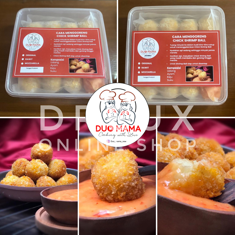 

[HOMEMADE] DUO MAMA Chick Shrimp Ball Frozen / Bola Udang Ayam Beku