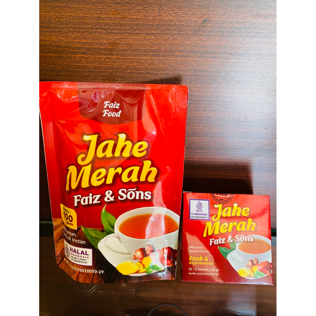 

Jahe Merah Faiz & Sons Enak Minuman Herbal Homemade 100 gram