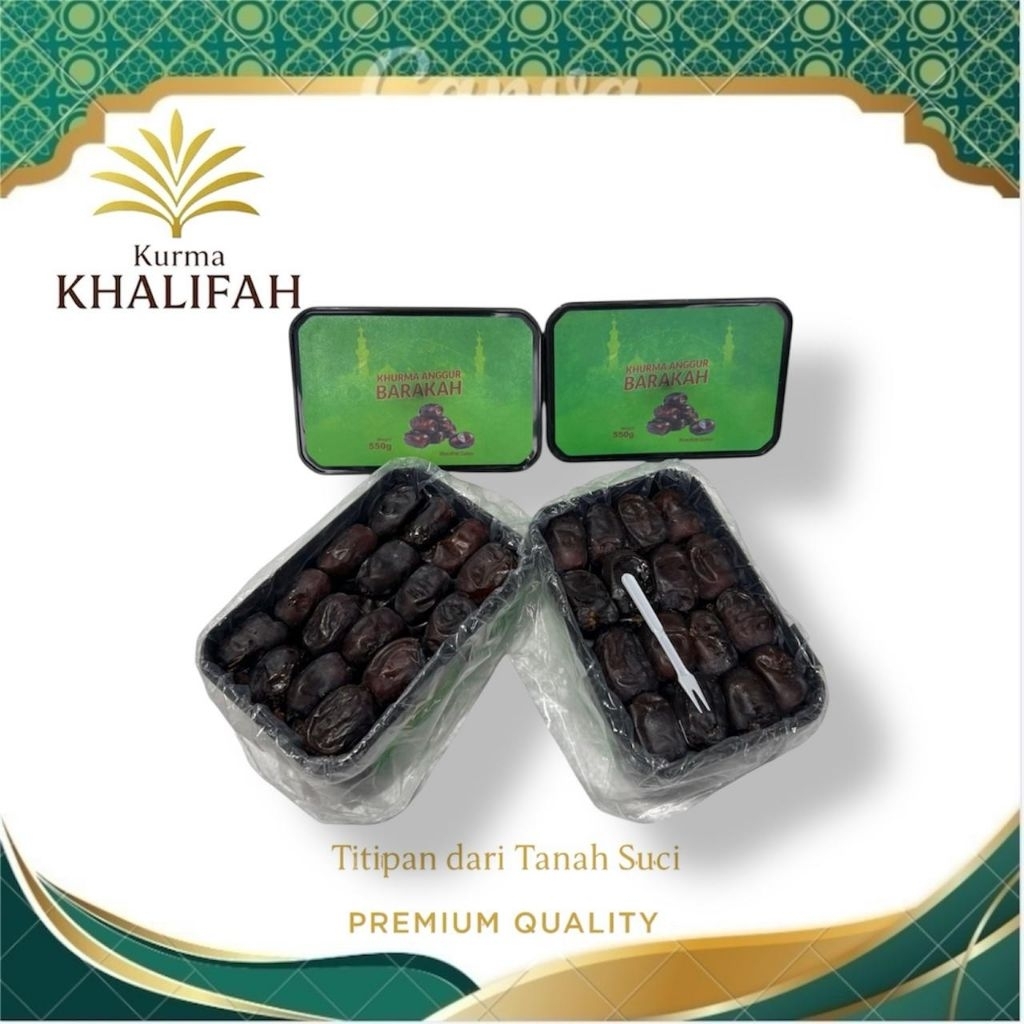 

Kurma Bam Barakah 550gr | Kurma Bam Anggur | Kurma Anggur Fresh | Kurma Anggur Barakah