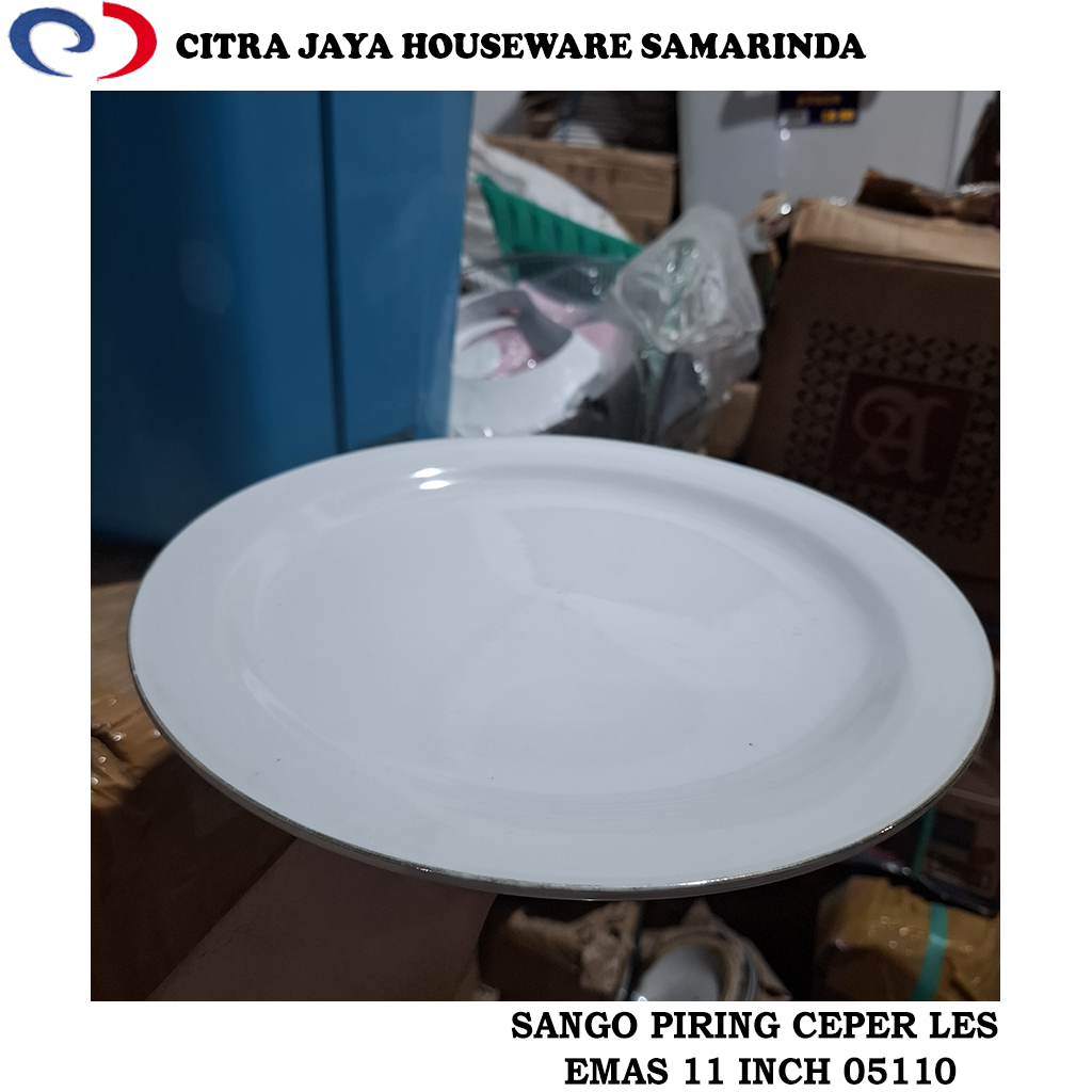 Piring Ceper Keramik 11 Inch Les Emas SANGO 05110 (1 Pcs / 6 Pcs)