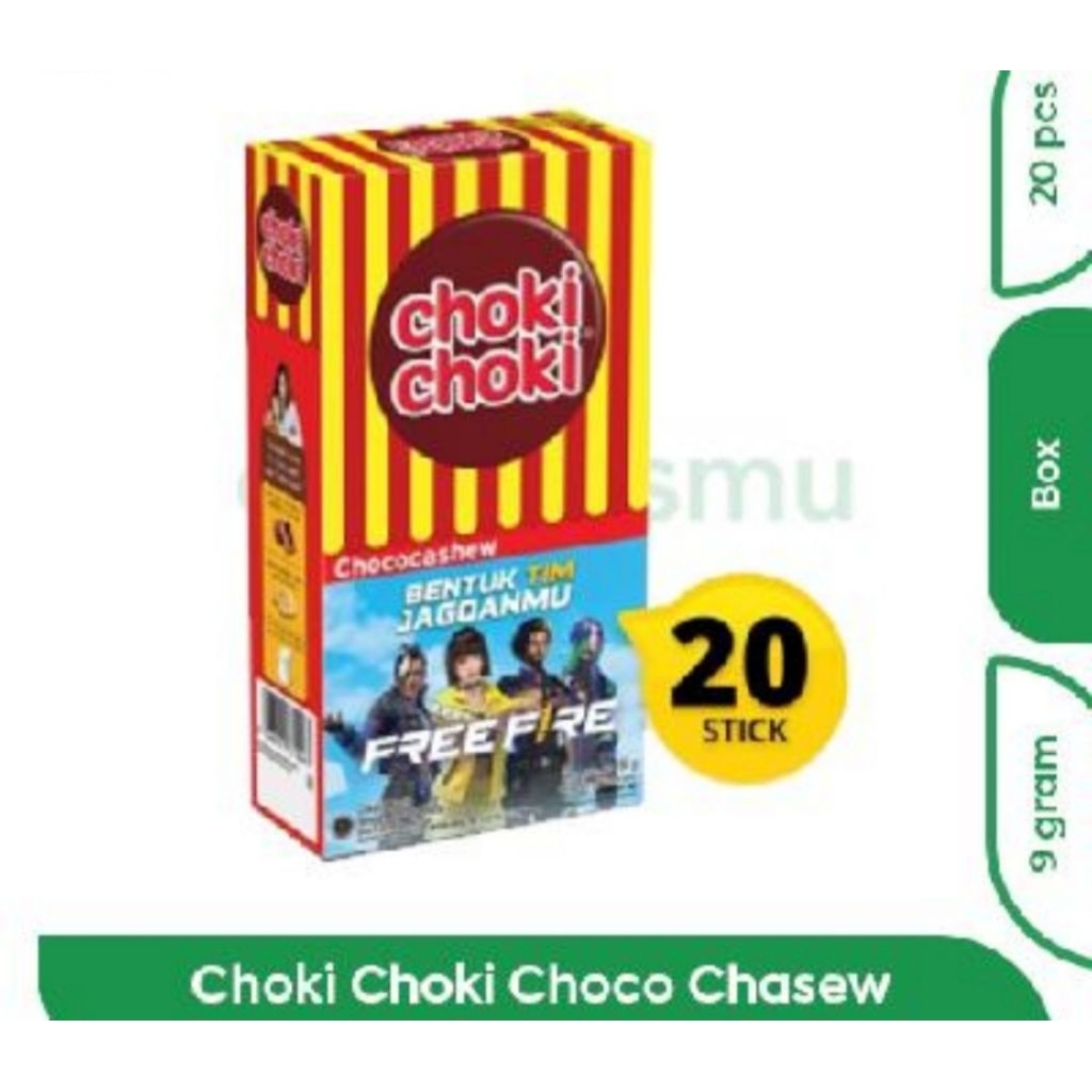 

CHOKI CHOKI CHOCO CHASEW 9gr BOX 20 PCS