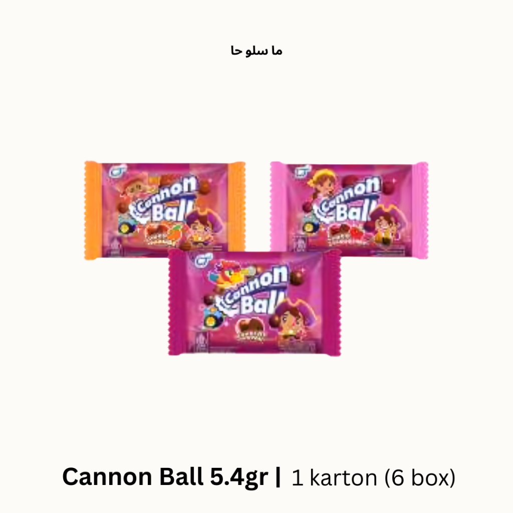 

CANNON BALL 5.4 GR 1 BOX ISI 24 PCS
