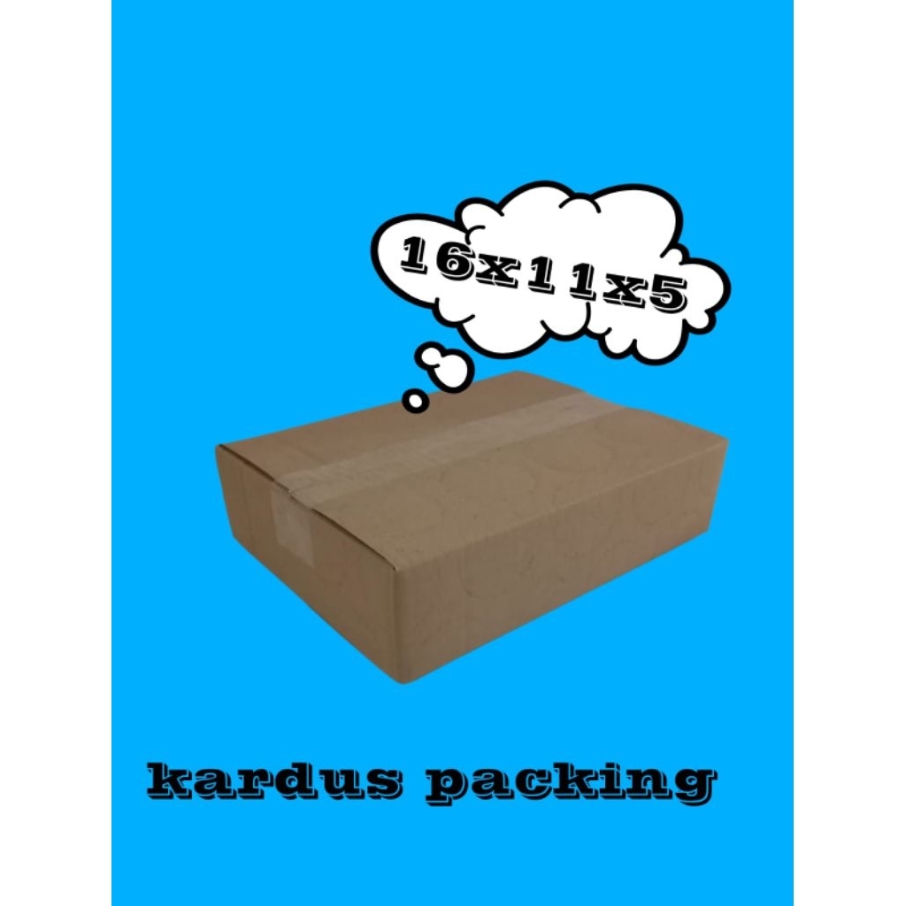 

kardus packing UK 16x11x5 kardus kecil kardus besar