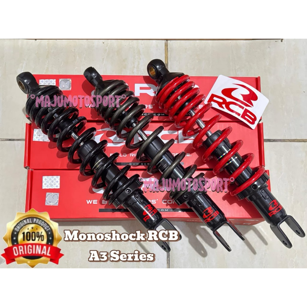 Shockbreaker RCB A3 Series New Ukuran 305mm/330mm For Mio Sporty/MioJ/SoulGt/Beat/Scoopy/Vario 125/V