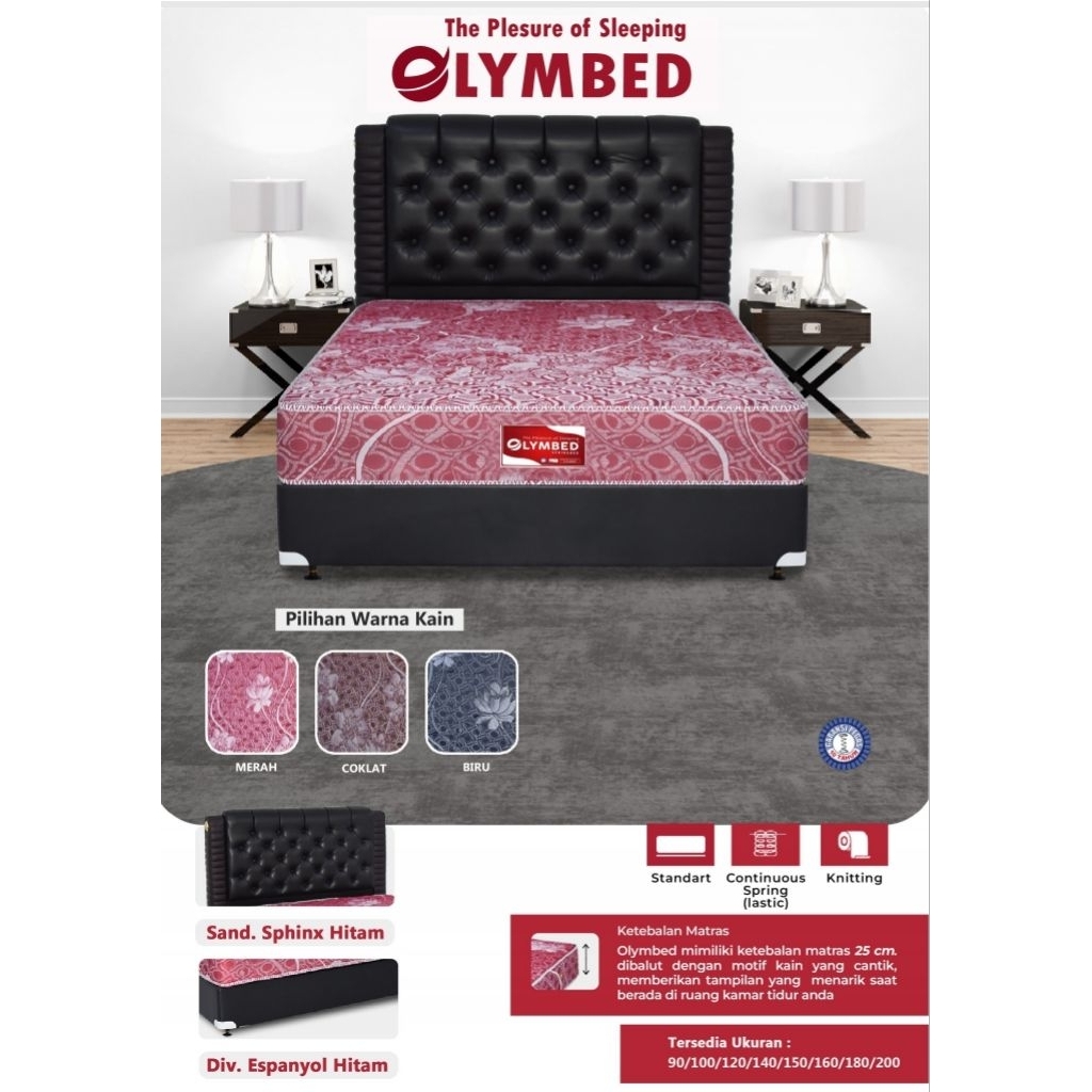 Promo Springbed Olymbed bigland original (kasur saja)