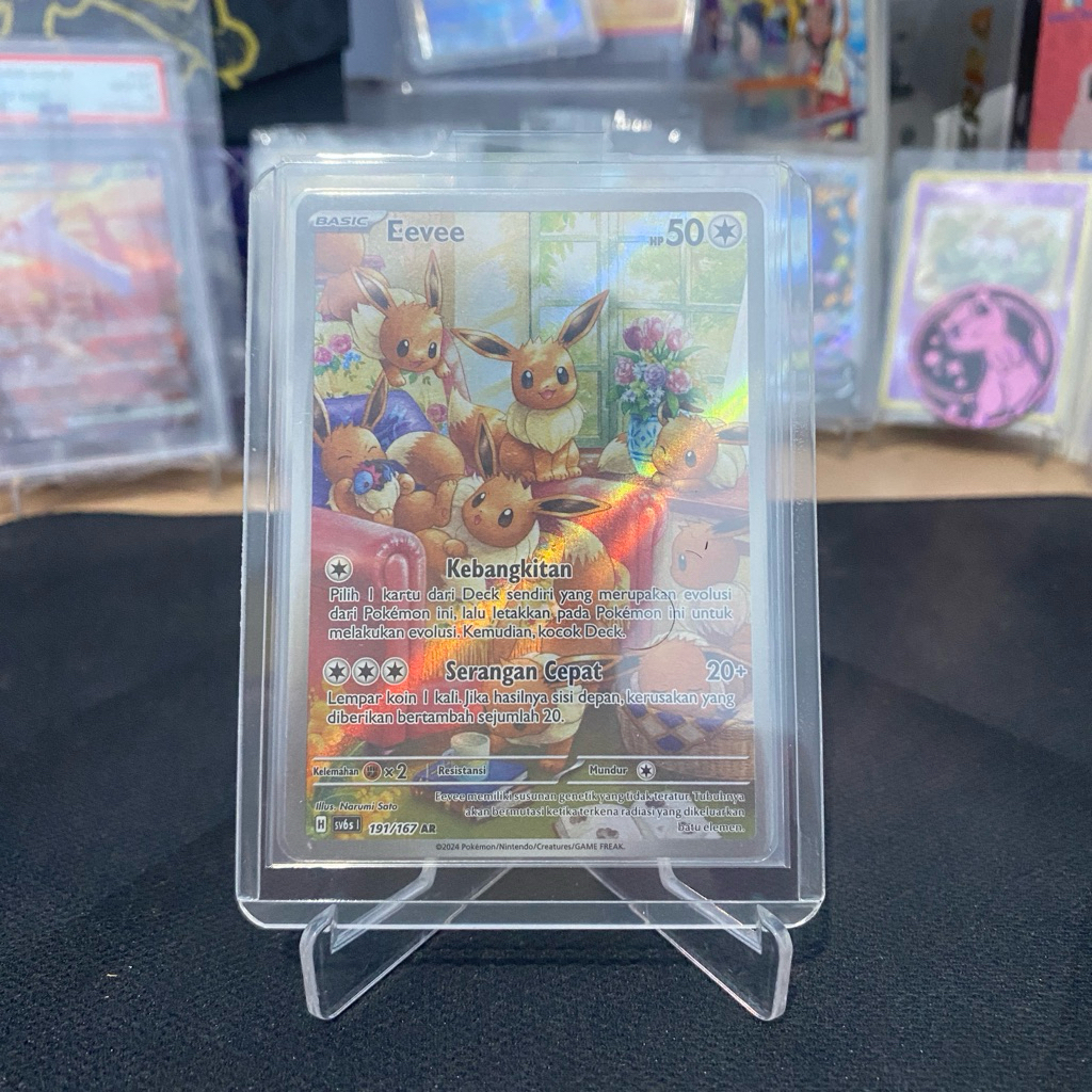 Eevee AR 191/167 TCG Pokemon Indonesia