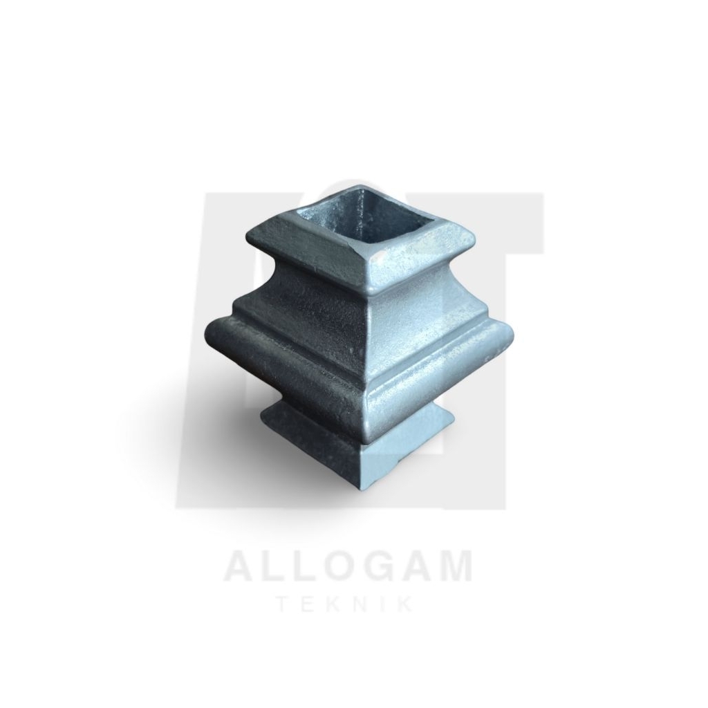 Ornamen Pagar Aluminium Model Piramid Besar Dan Kecil Ornamen Pagar Baluster Knuckle Railling Tangga