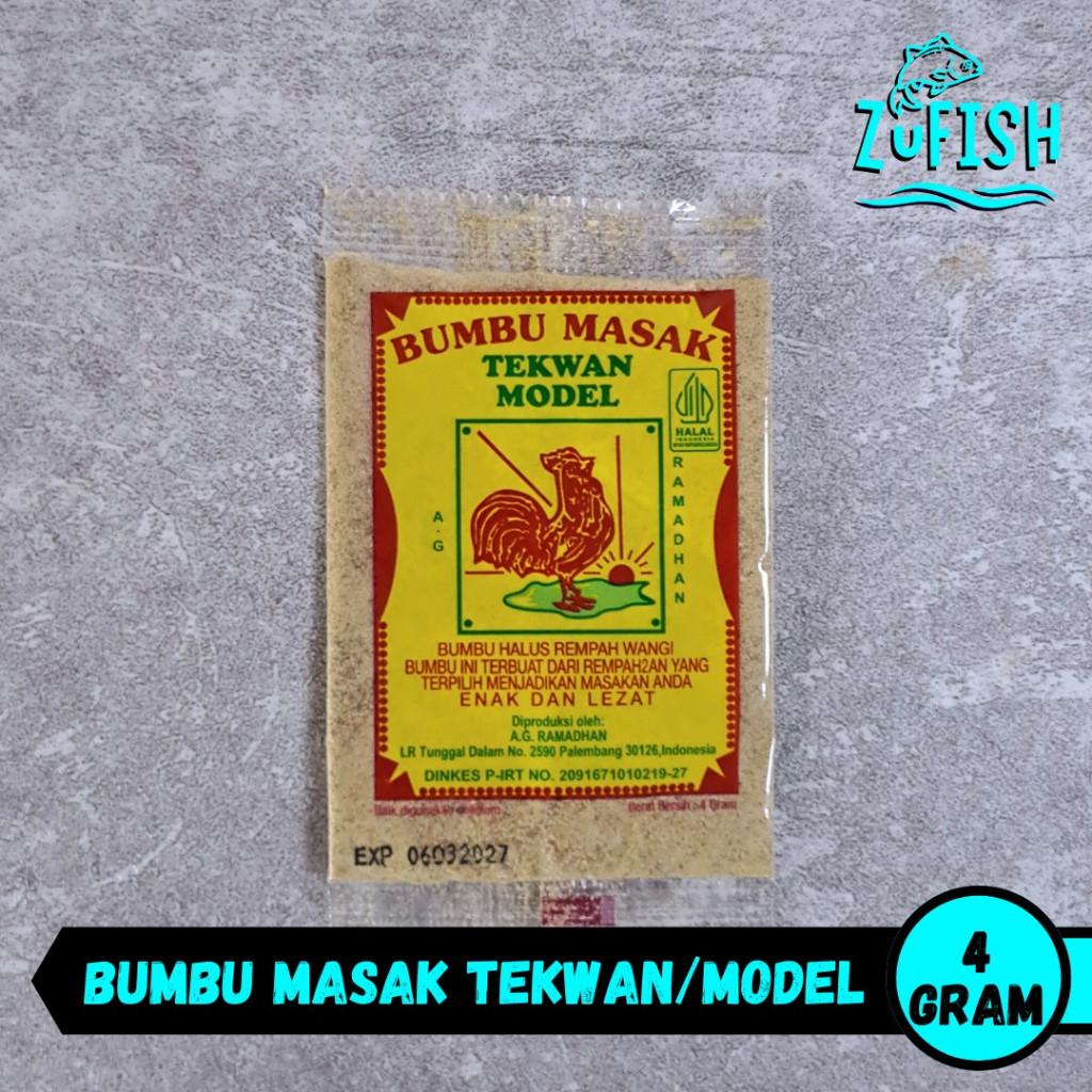 

ZuFISH - Bumbu Masak Tekwan / Model Cap Ayam 4 Gram