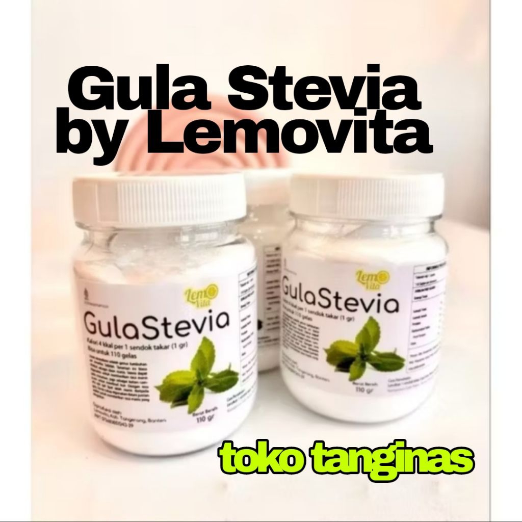 

GULA STEVIA Original Bubuk 110gr By Lemovita - Pemanis Alami Rendah Kalori, Cocok untuk Diabetes