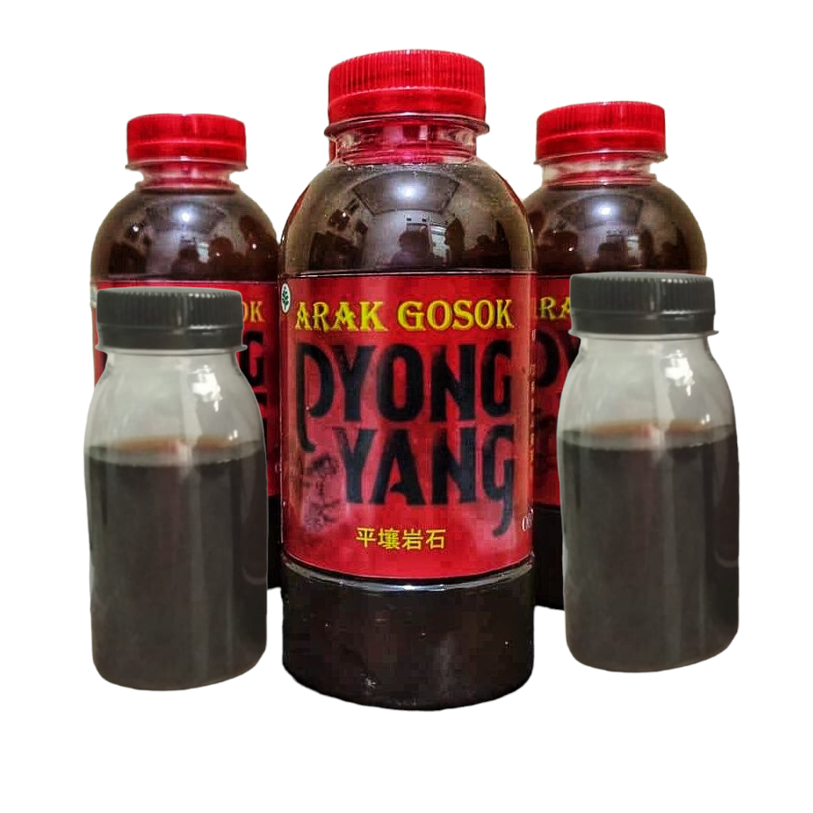 repack 80ml arak ayam pyong yang - arak pyong yang - arak gosok ayam -arak pyongyang