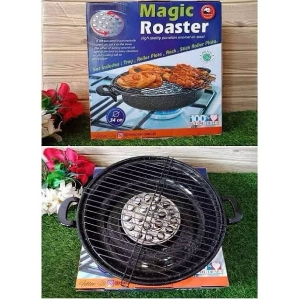 Magic boaster/Alat bakaran kompor/Pangangan kompor/Pangangan bbq