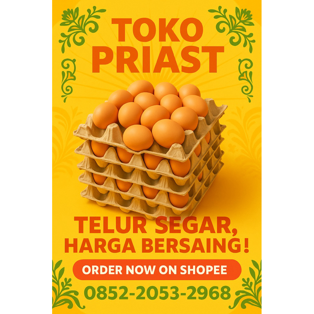 

TELUR AYAM SEGAR ( 1Kg | 2Kg | 3Kg | 4Kg | 5Kg )